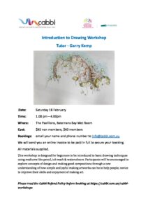 Cabbi Drawing.pdf Introduction-to-Drawing-Workshop - Creative Arts Batemans Bay